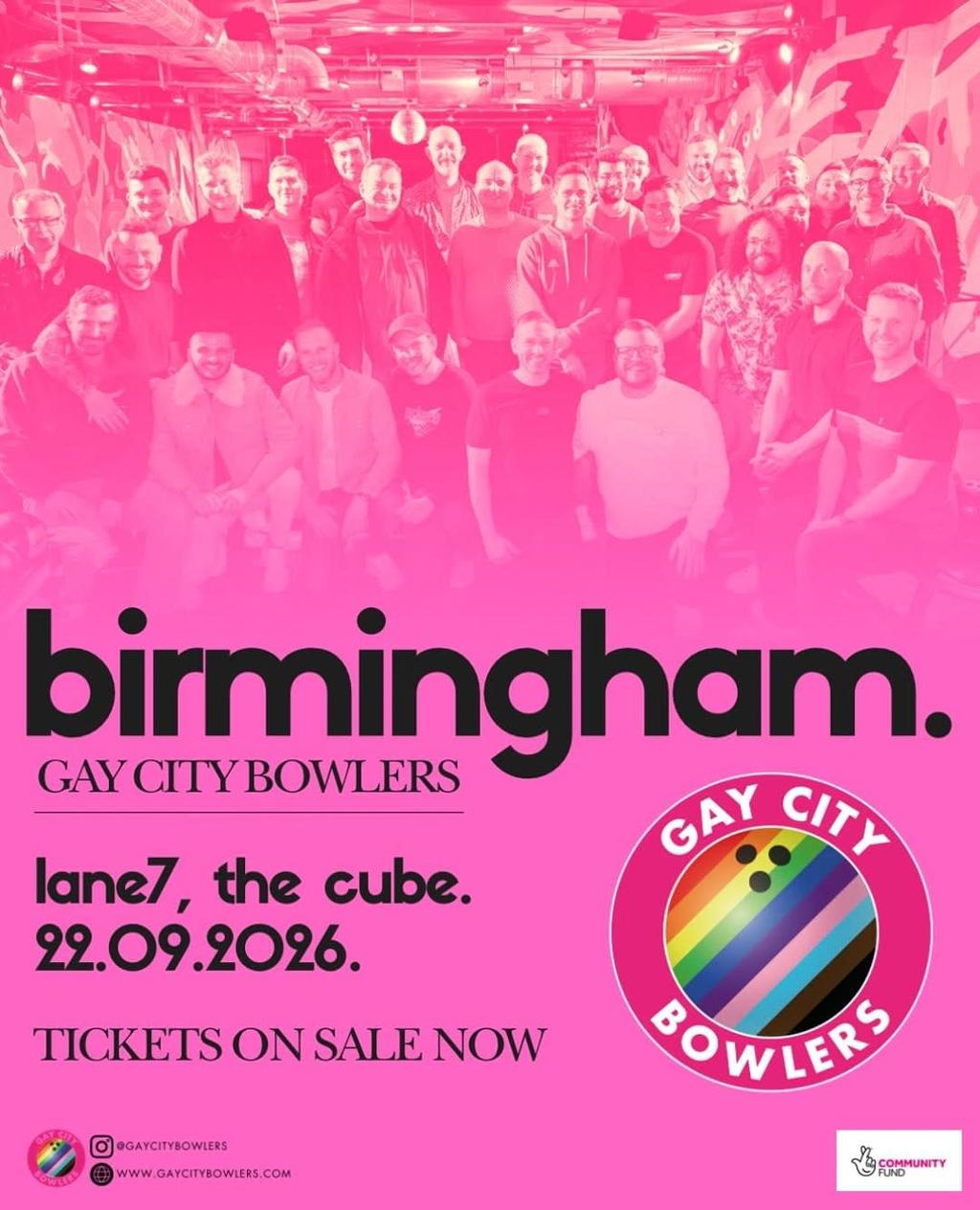 Gay City Bowlers: Birmingham Social poster