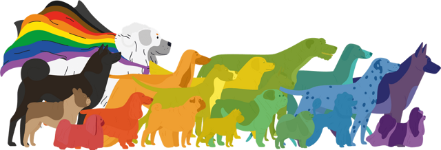 Rainbow Pooch Pride — LGBTQIA+ dog owners, and their dogs