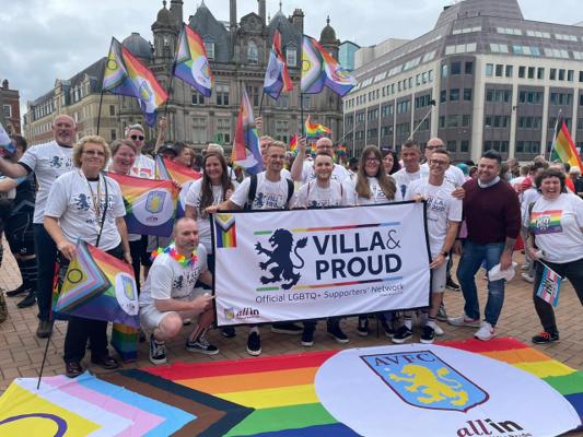 Villa and Proud — LGBTQ+ Villa fans, matchdays and socials