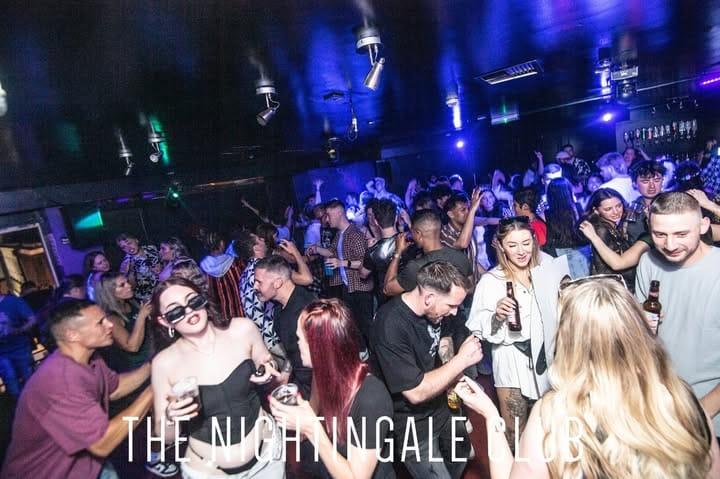 The dancefloor at The Nightingale Club