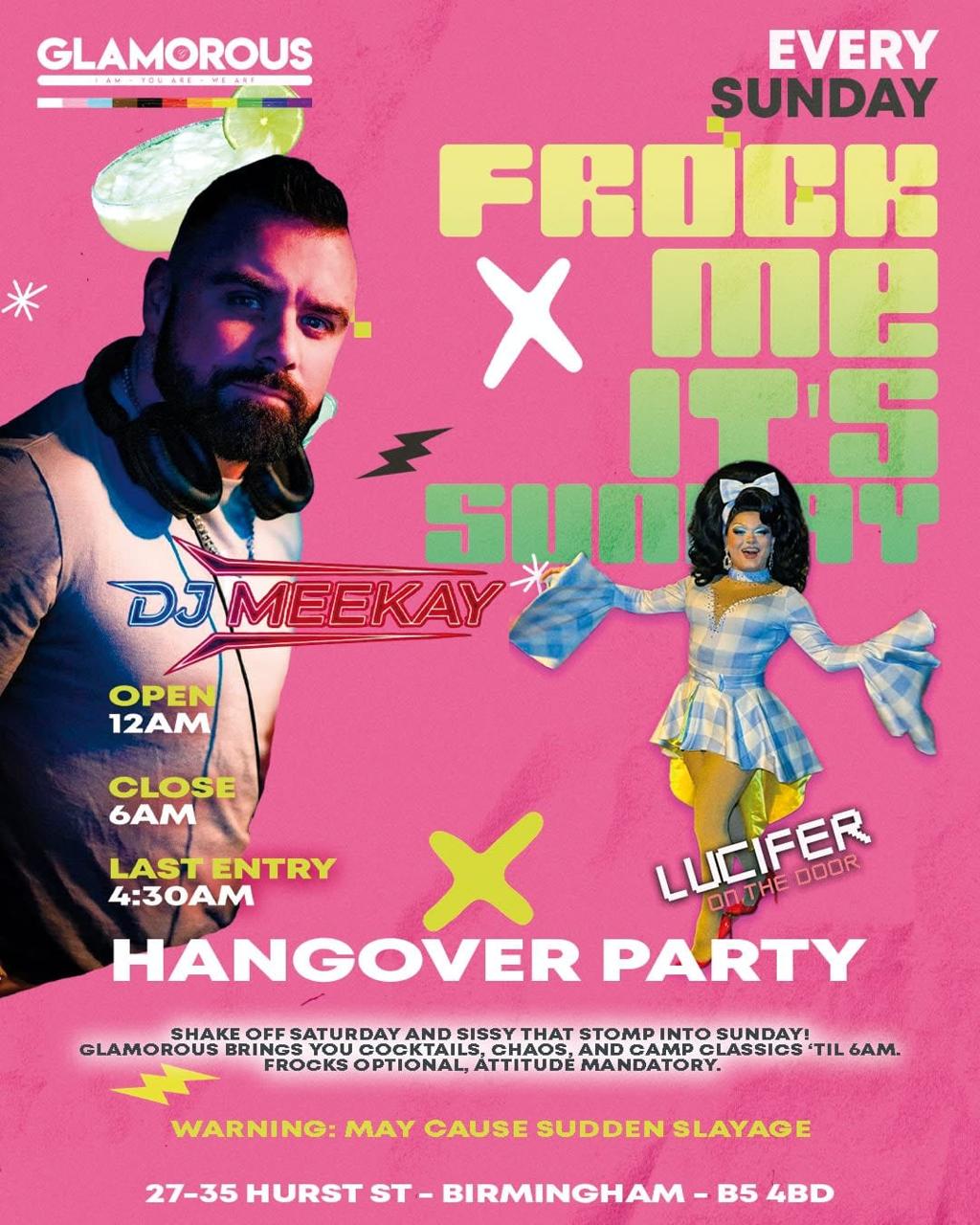 Frock Me It's Sunday at Glamorous poster