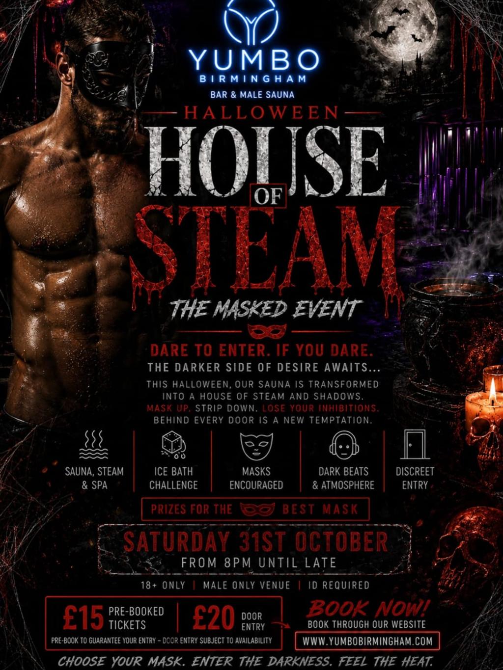 House of Steam — The Masked Event poster