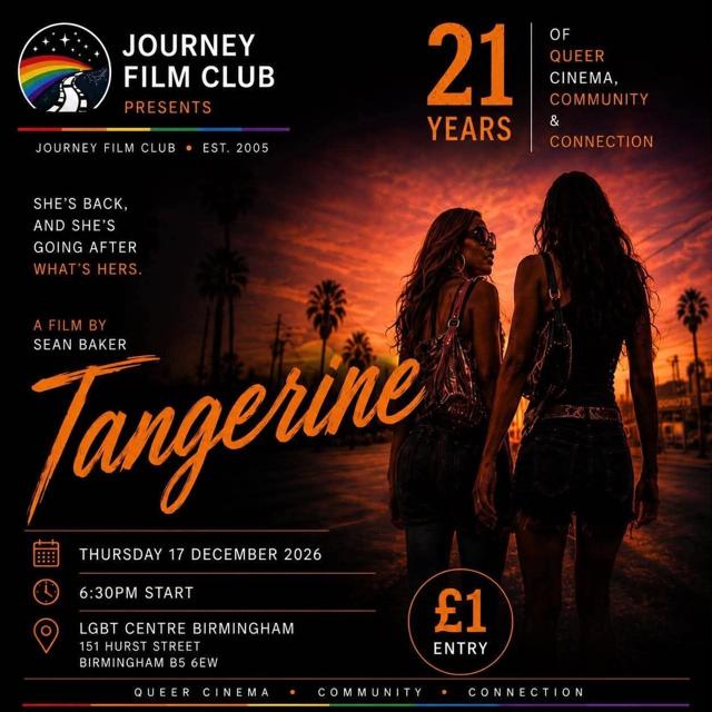Journey Film Club: Tangerine poster