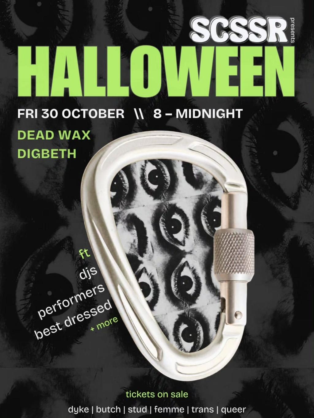 SCSSR Presents: Halloween poster