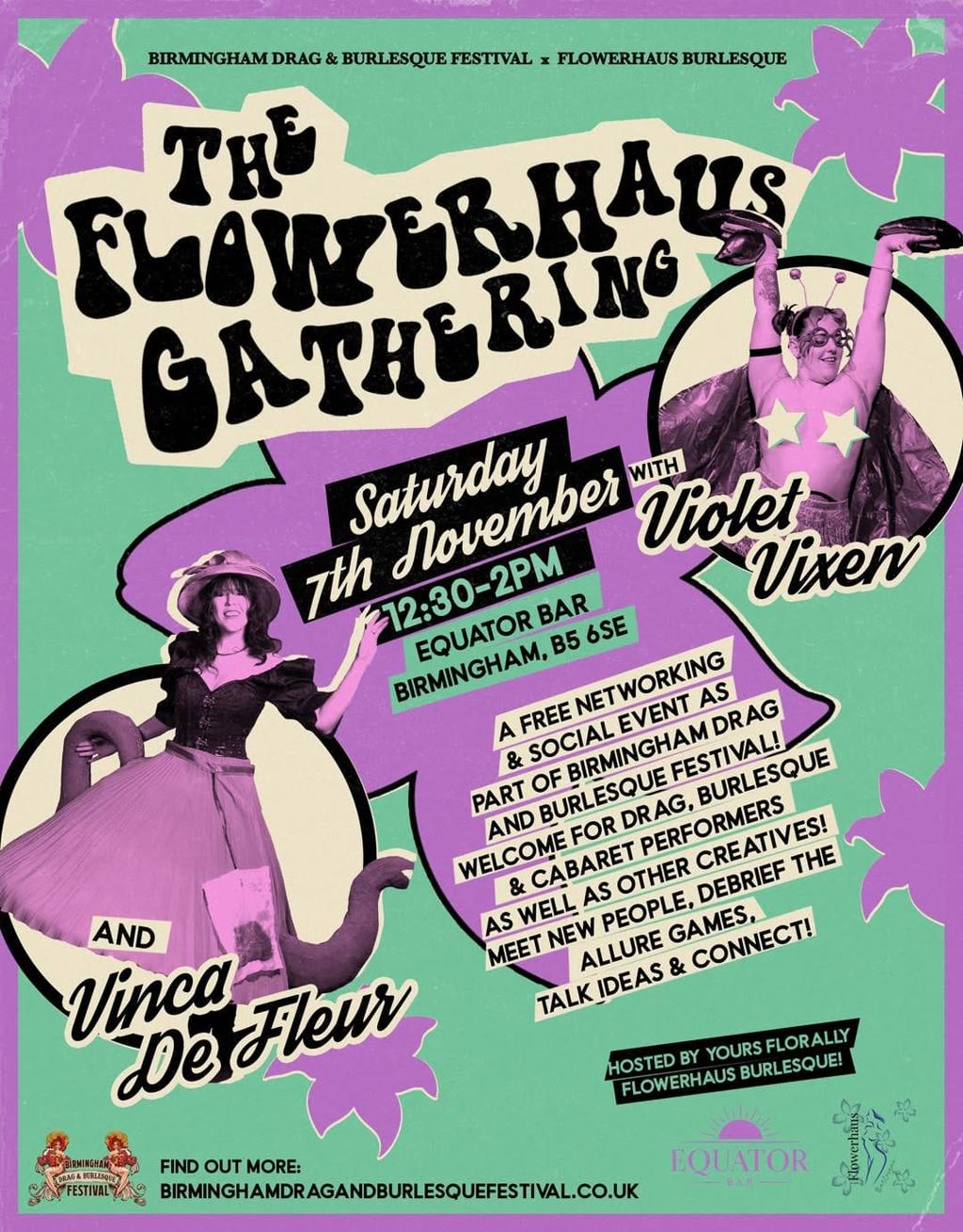 The Flowerhaus Gathering poster