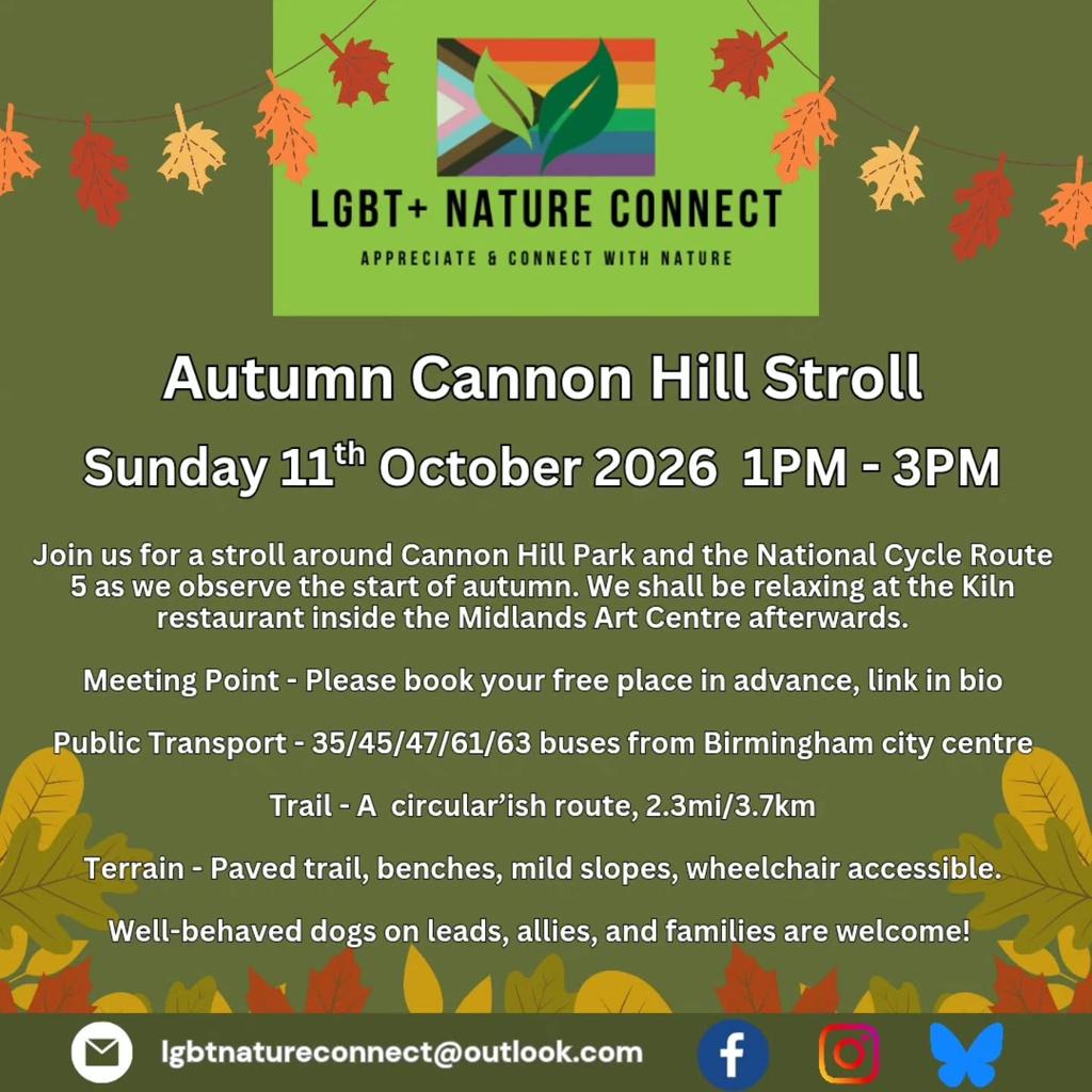 Autumn Cannon Hill Stroll poster