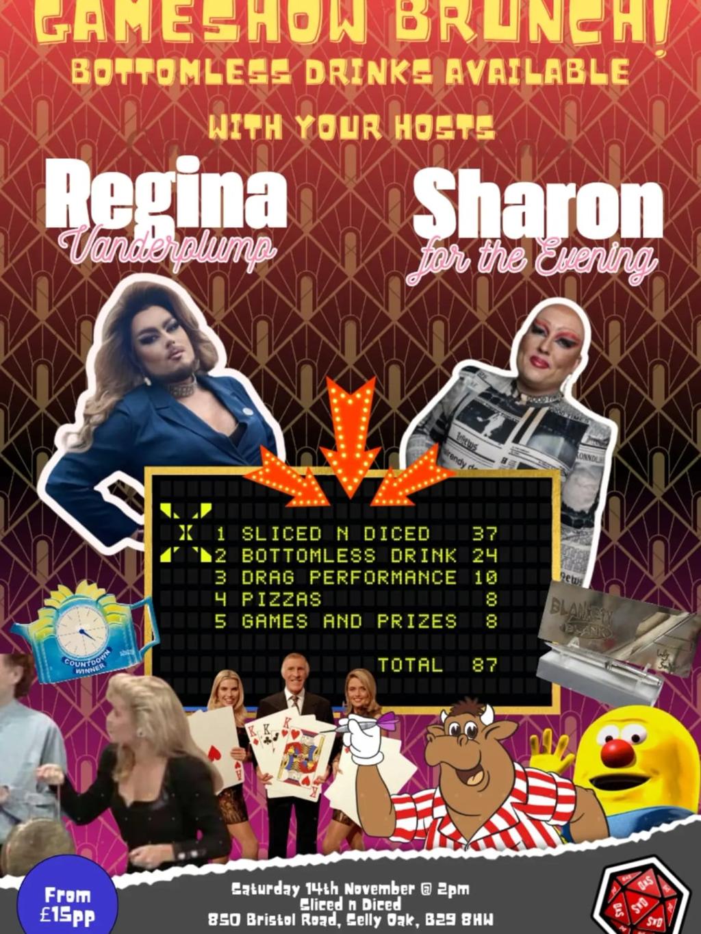 Drag Game Show Bottomless Brunch poster