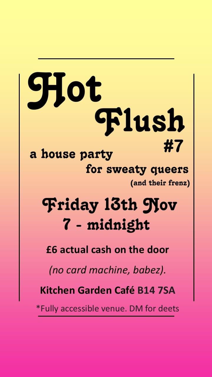 HOT FLUSH #7 poster