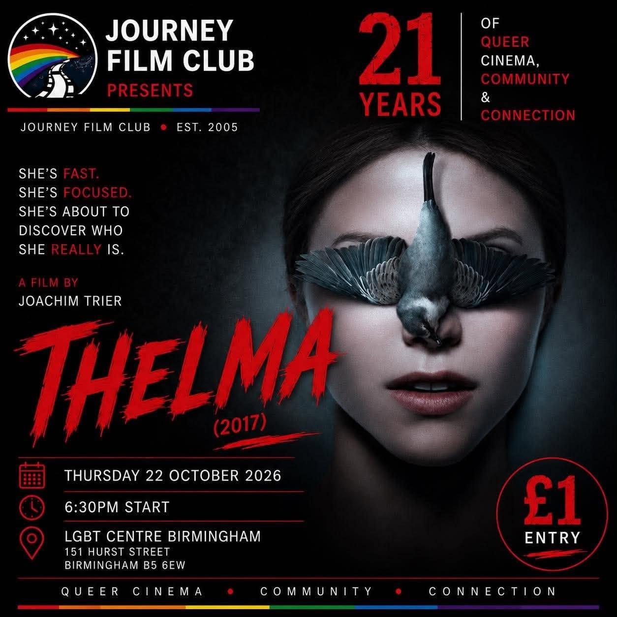 Journey Film Club presents Thelma poster