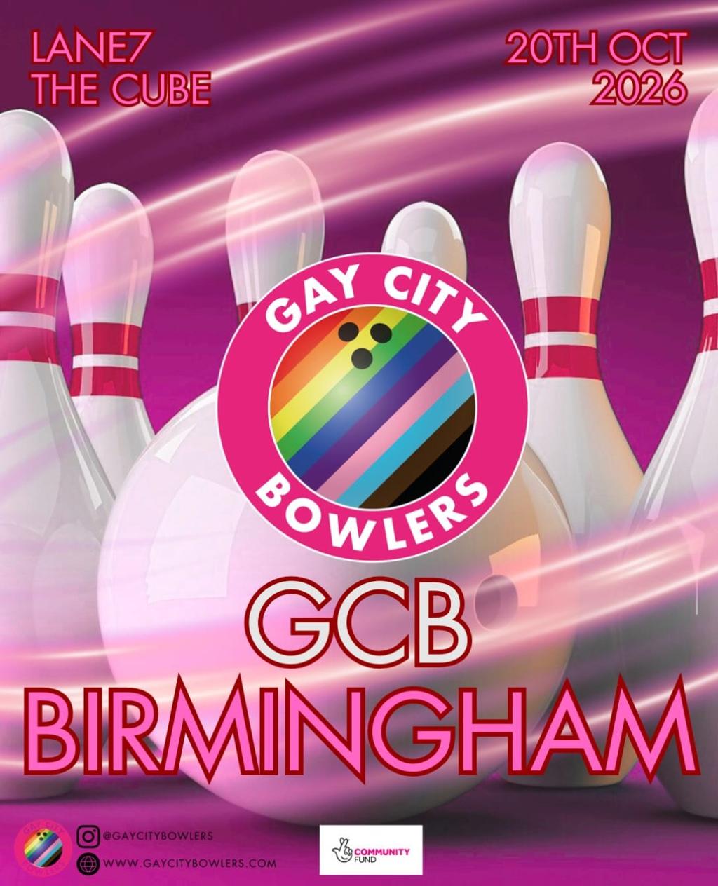 Gay City Bowlers Birmingham Bowling Social poster
