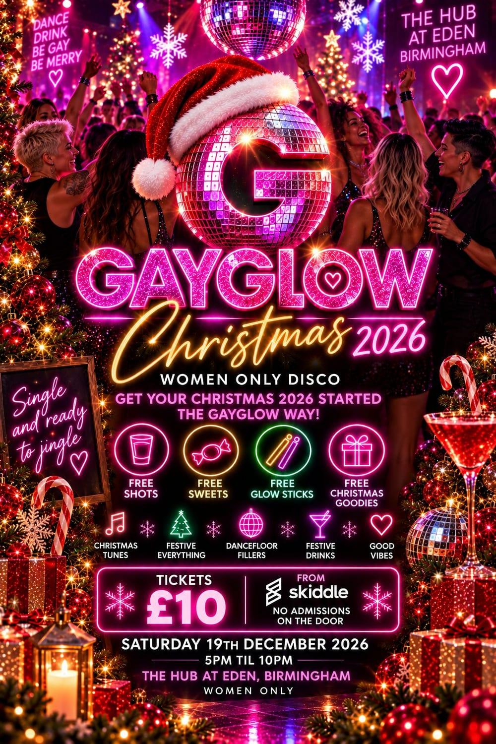 GayGlow Christmas poster