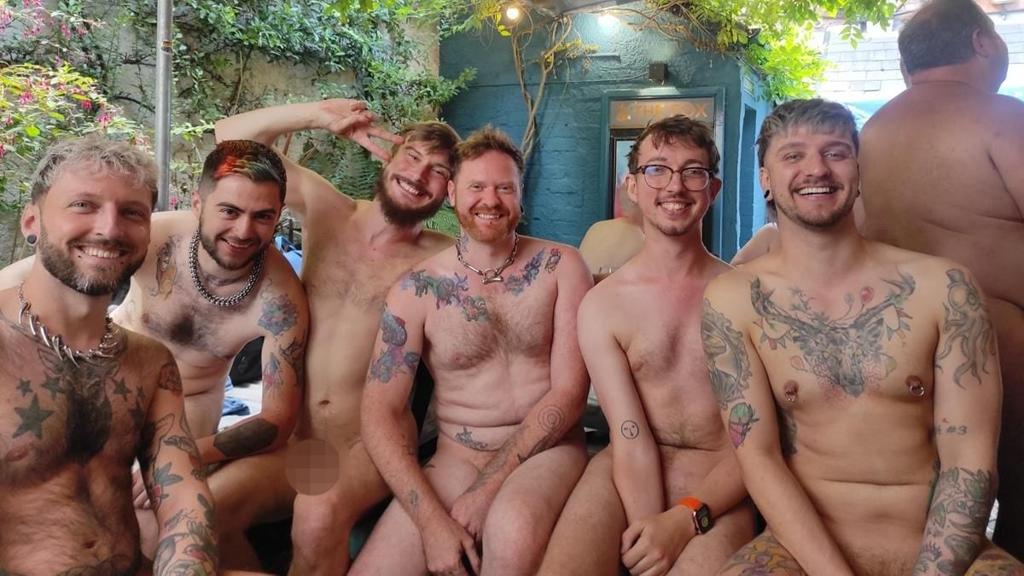 Hang Out Naked Midlands Monthly Meet-Up: October poster