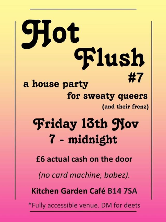 HOT FLUSH #7 poster