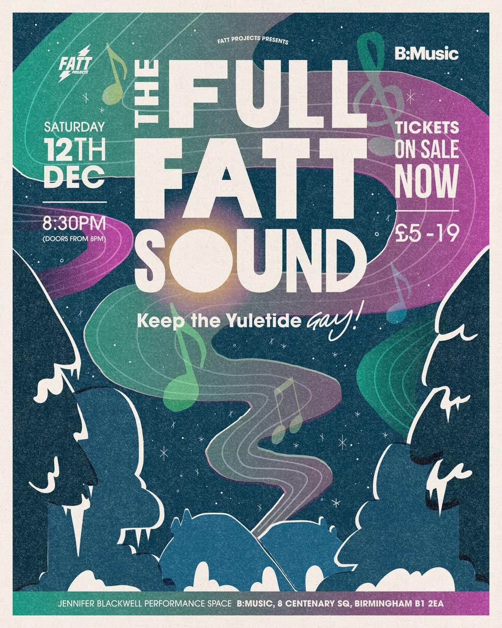 The Full Fatt Sound: Keep The Yuletide Gay poster