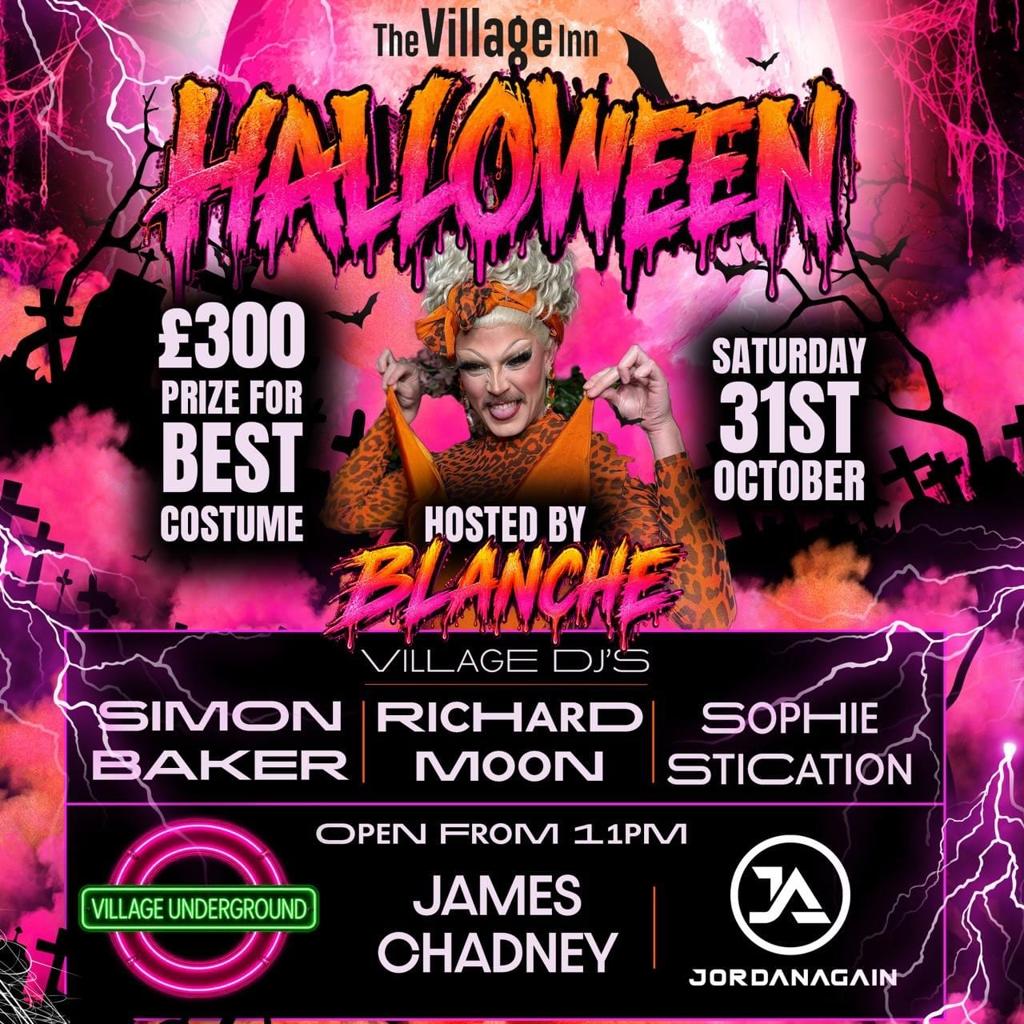 Village Halloween poster