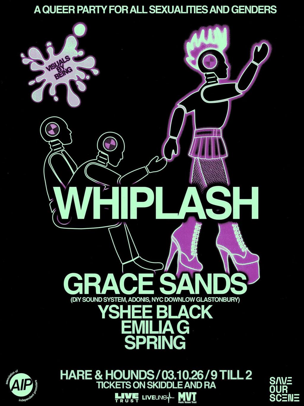 Whiplash ft. Grace Sands poster